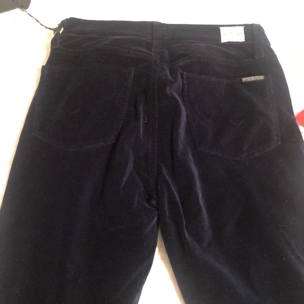 Hudson Jeans- Brix Velvet Crop Flare Dark Blue